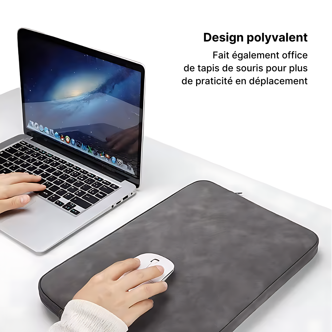 Housse pour Ordinateur Portable PlushTech Imperméable et Antichoc