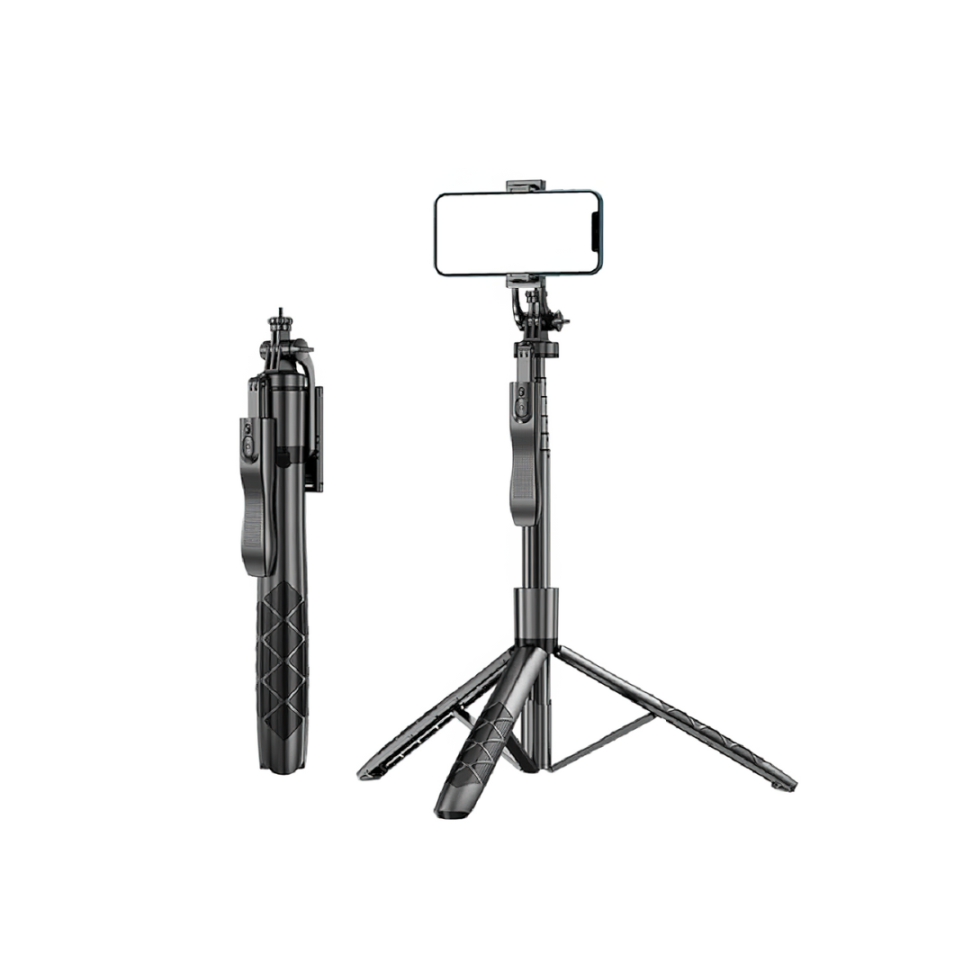 Perche à Selfie Trépied Panoramique 360° avec Télécommande pour Téléphones Mobiles