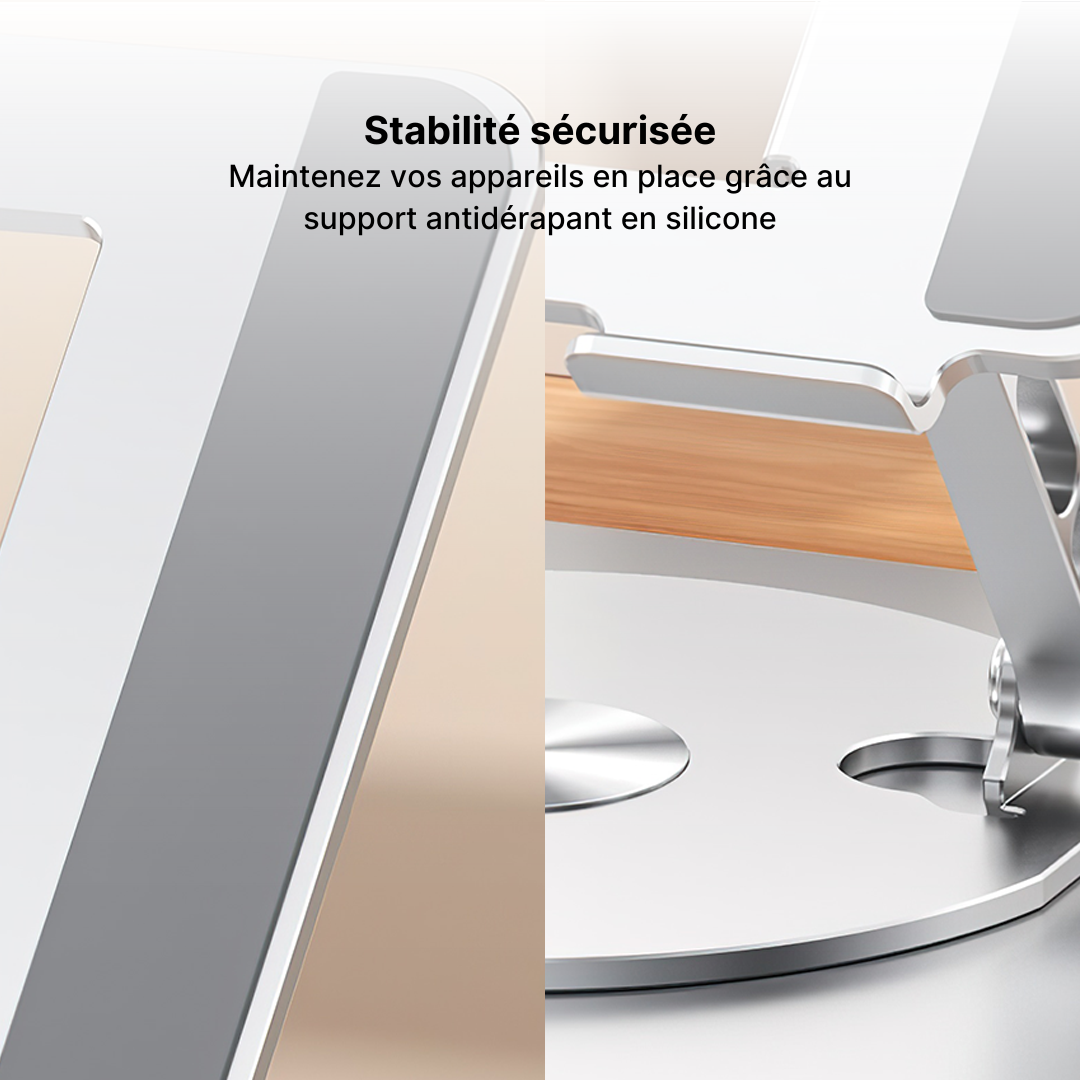 Support Ordinateur Portable Pivotant 360