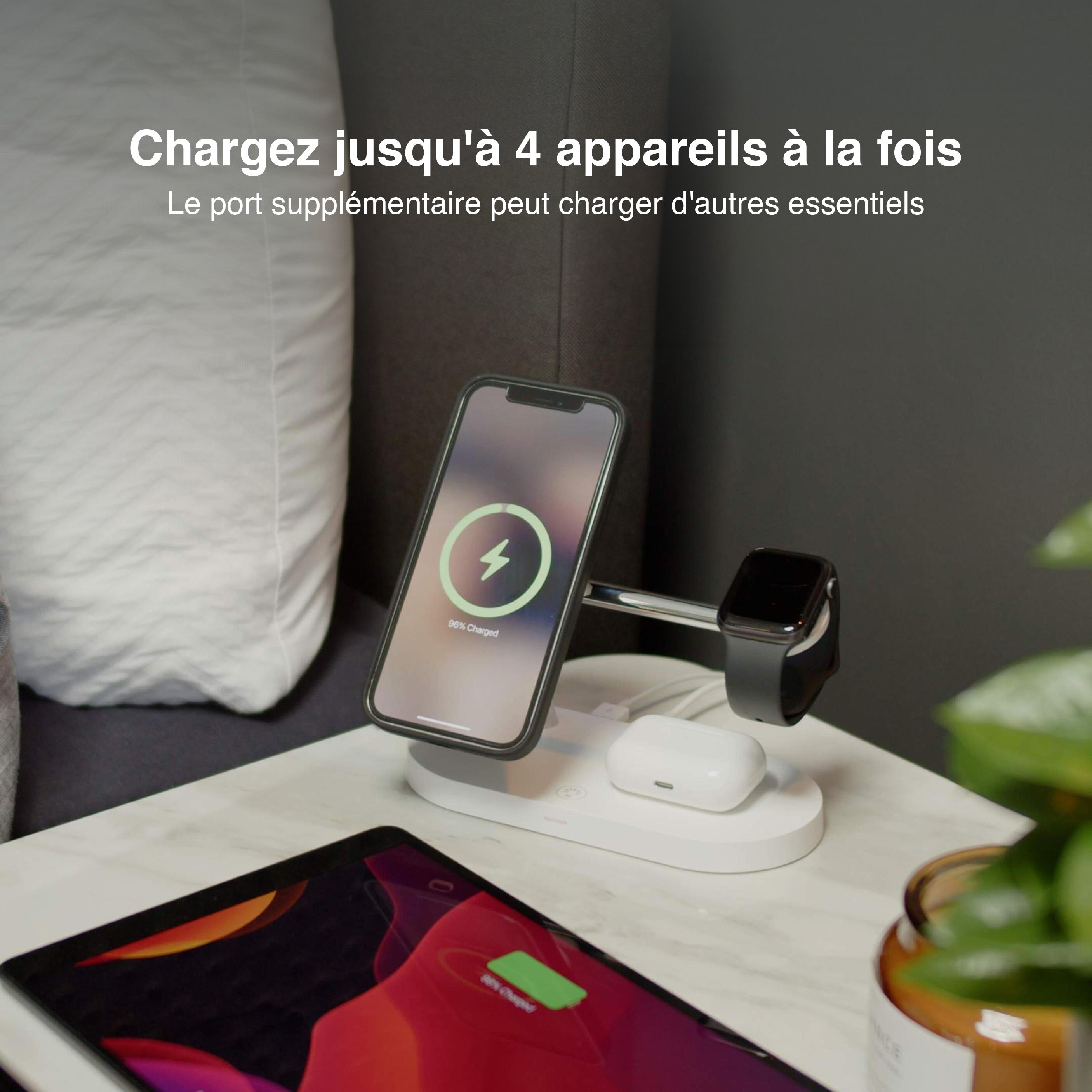 Station de Charge Sans Fil MagSafe 4-en-1