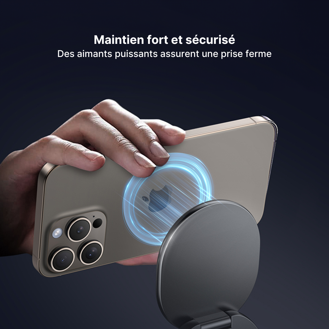 Chargeur Sans Fil Magnétique FlexCharge 3-en-1