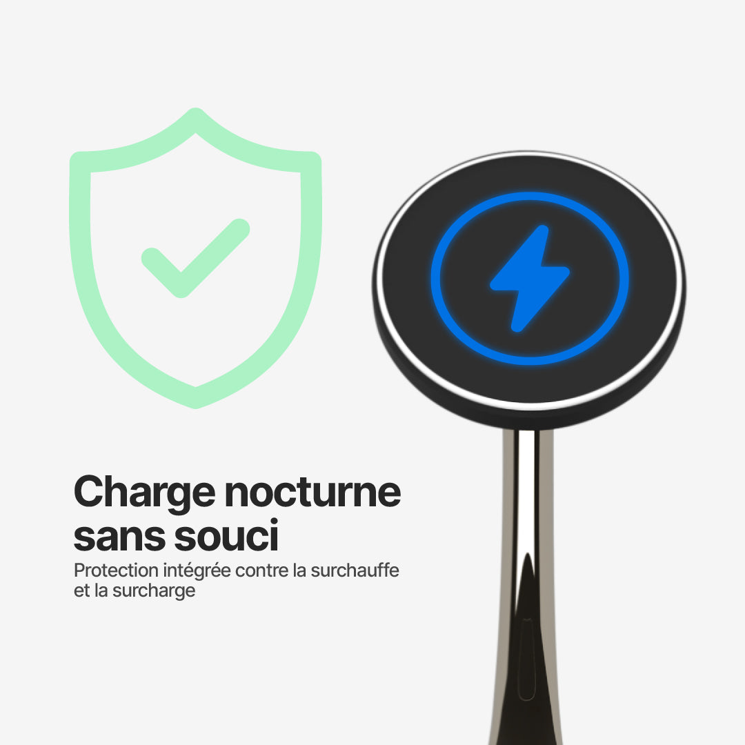 Station de Charge Sans Fil 2 en 1