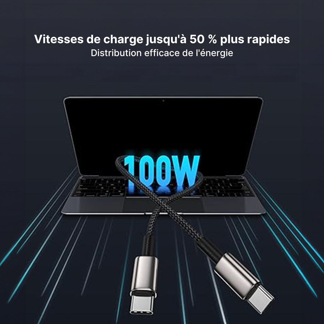 Câble Type-C vers Type-C 60W