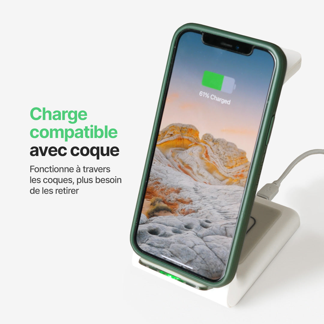 Station de Charge Sans Fil 3 en 1, Apple, Samsung, Watch, AirPods