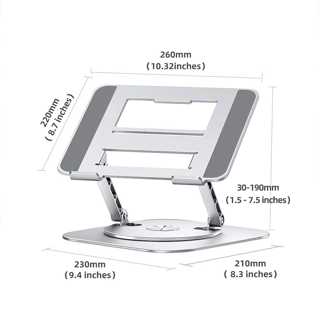 Support Ordinateur Portable Pivotant 360