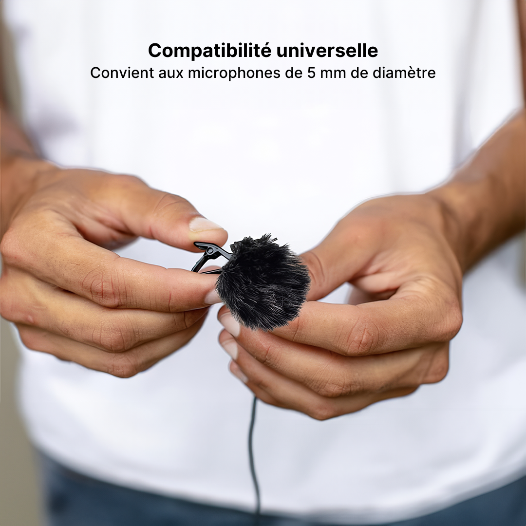 Protection anti-vent pour microphone