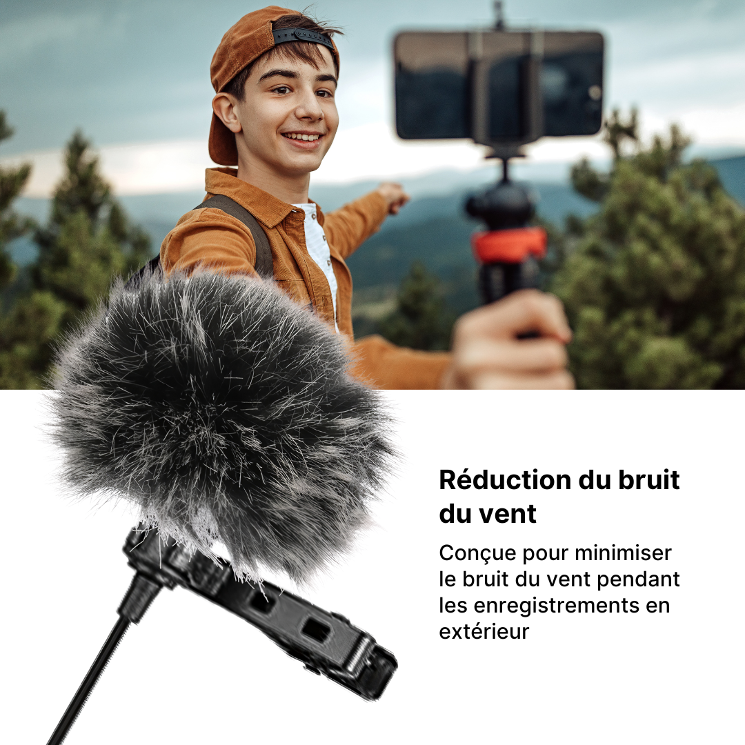 Protection anti-vent pour microphone