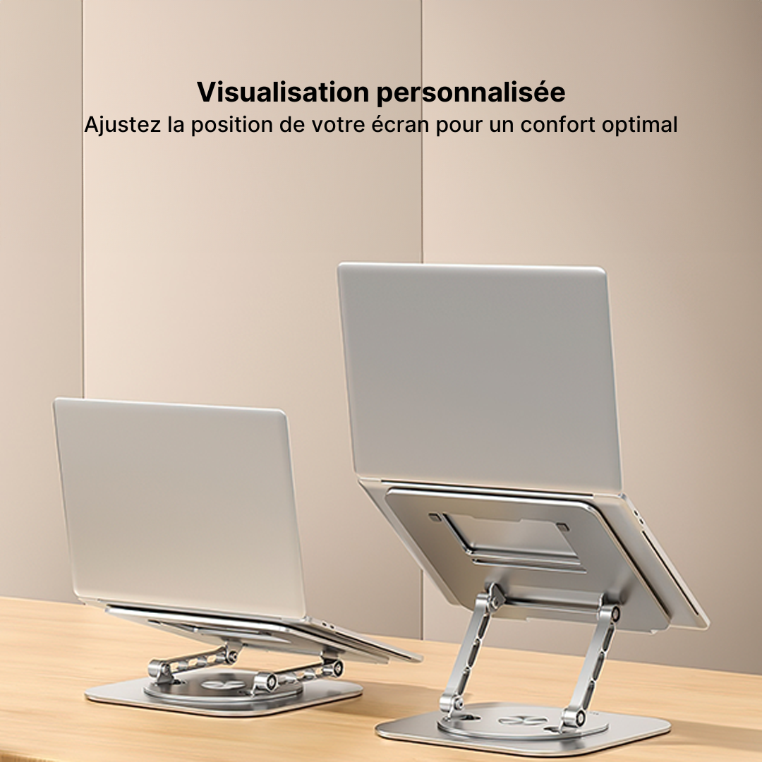 Support Ordinateur Portable Pivotant 360