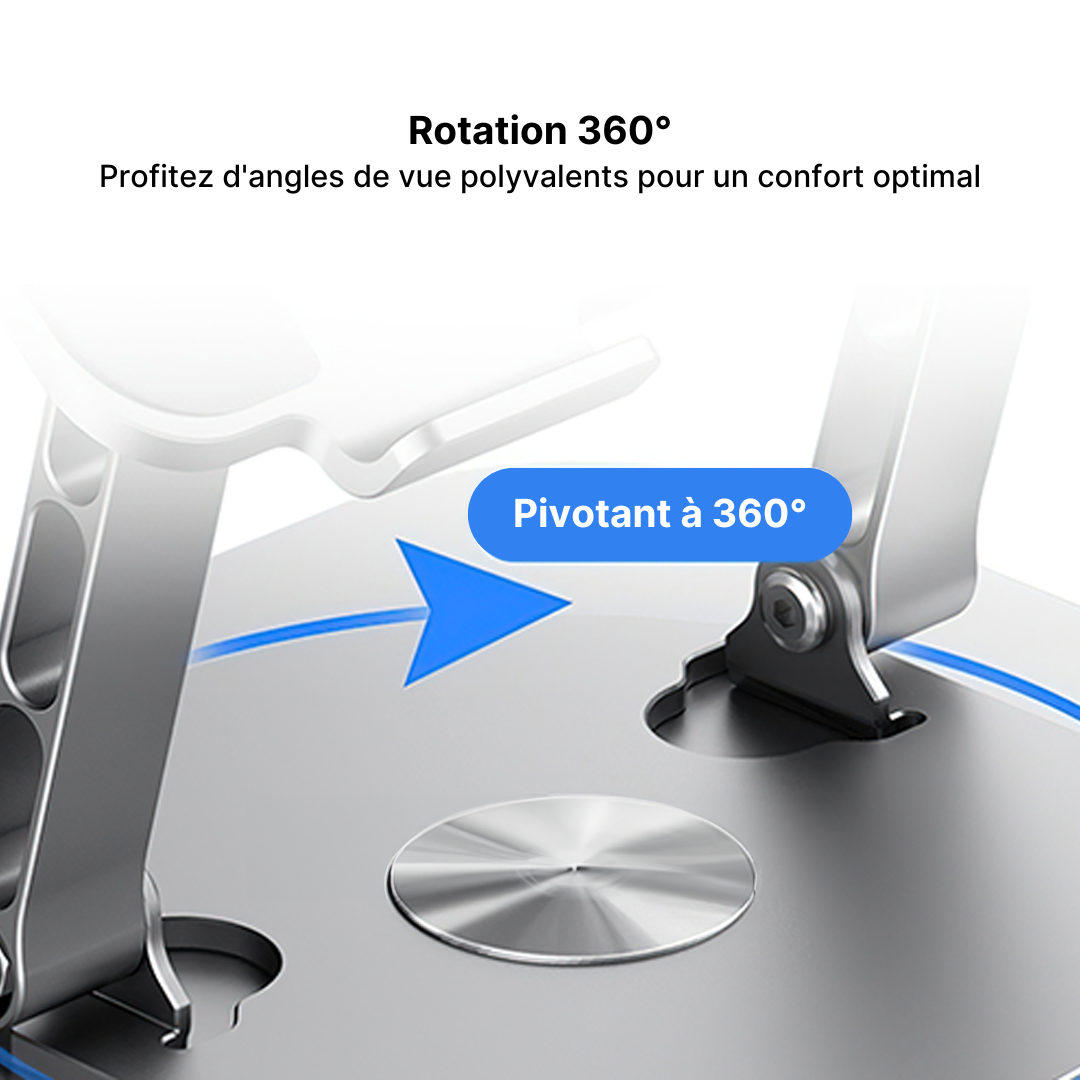 Support Ordinateur Portable Pivotant 360