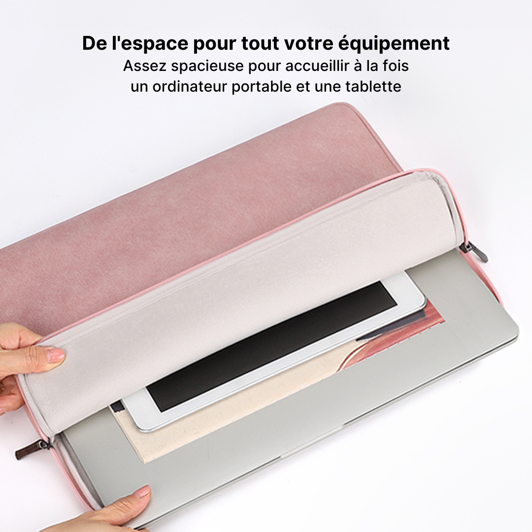 Housse pour Ordinateur Portable PlushTech Imperméable et Antichoc
