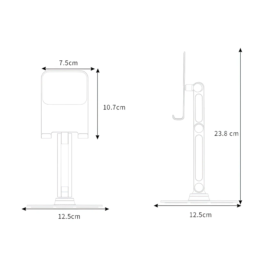 Support Smartphone en Aluminium 360