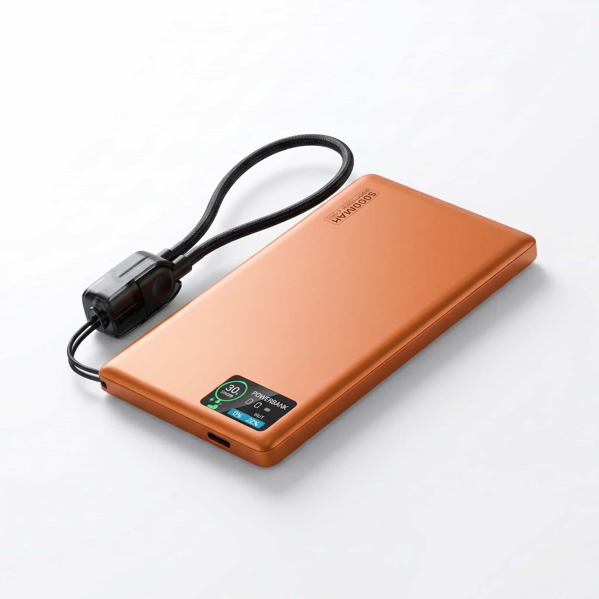 Batterie Externe Q2 Ultra-Fine 22,5 W avec Écran