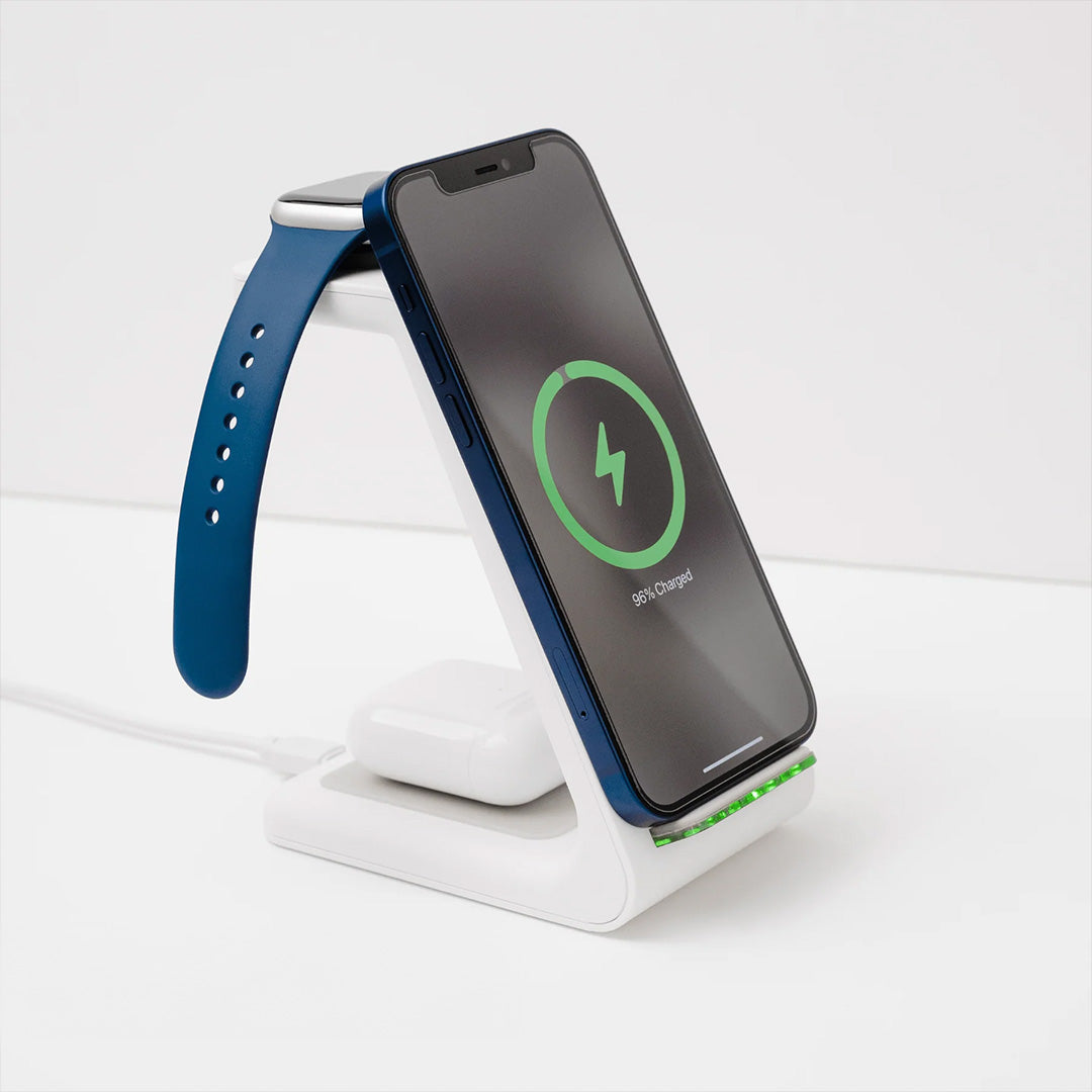 Station de Charge Sans Fil 3 en 1, Apple, Samsung, Watch, AirPods