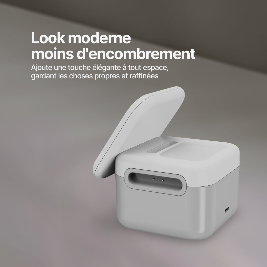 Station de Charge Sans Fil Magnétique CubeMag 3-en-1 pour Apple et Android