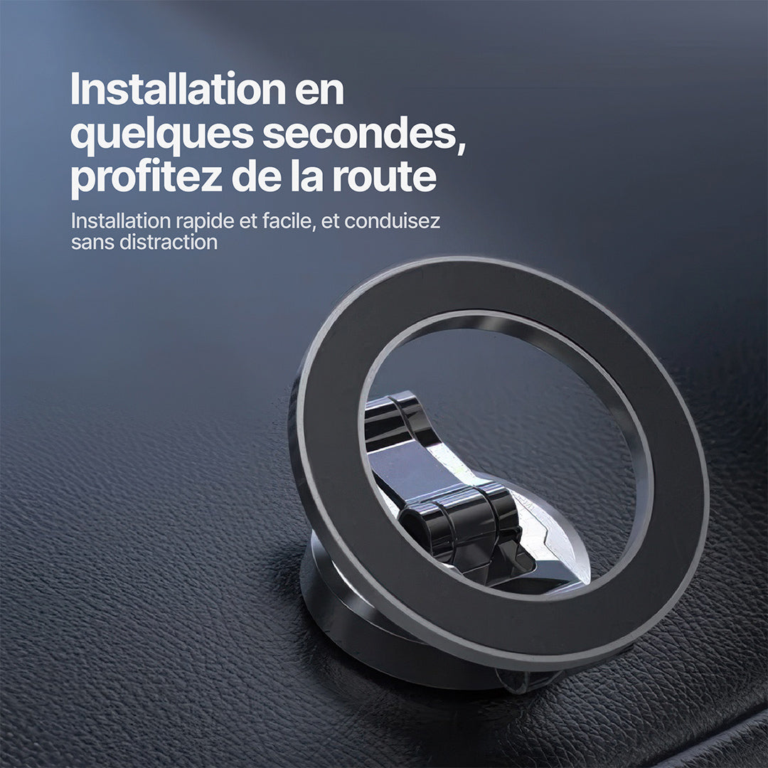 Support Téléphone Magnétique DashGrip pour Voiture avec Pied Ajustable