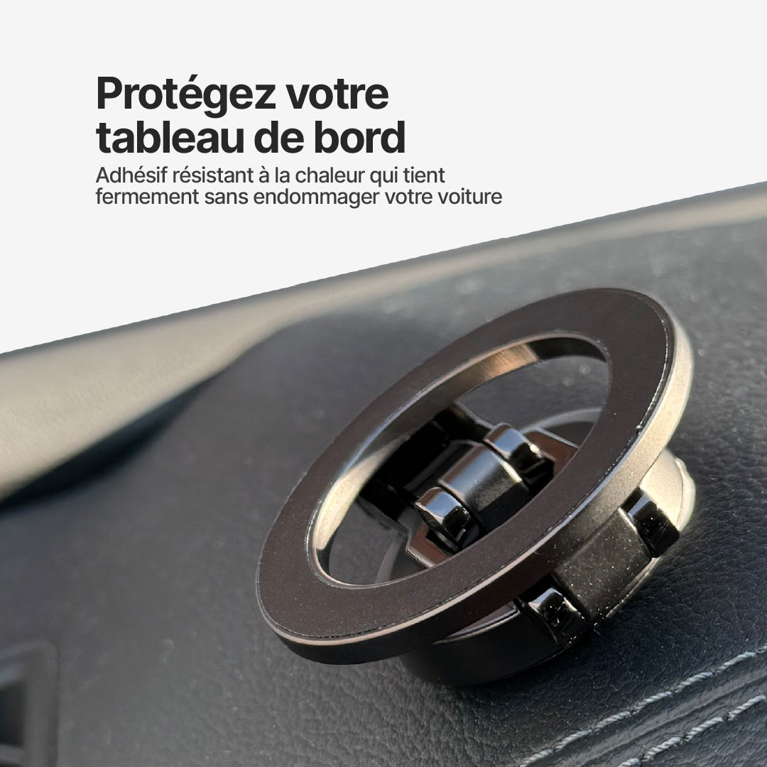 Support Téléphone Magnétique DashGrip pour Voiture avec Pied Ajustable