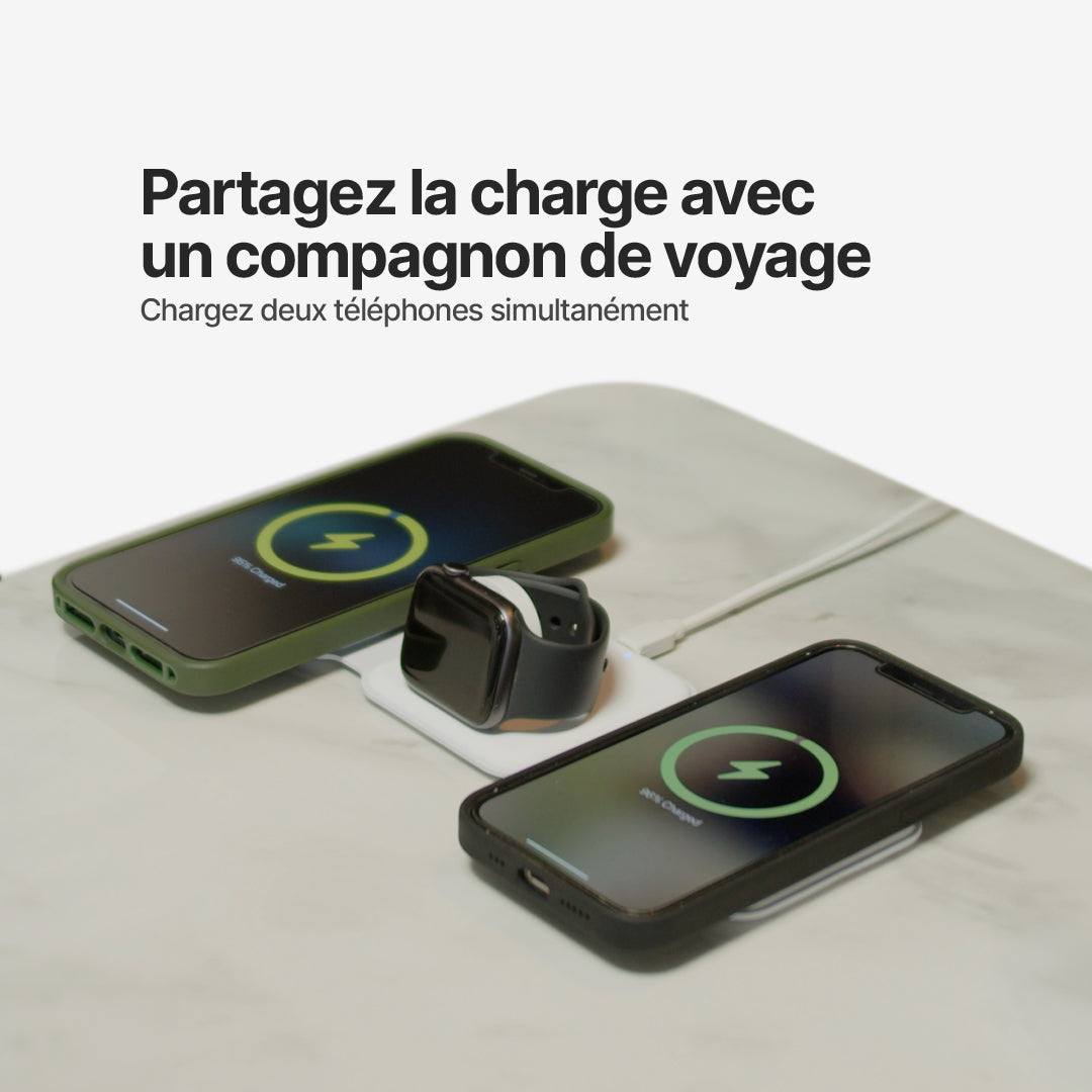 Station de Charge 3 en 1 Pliable