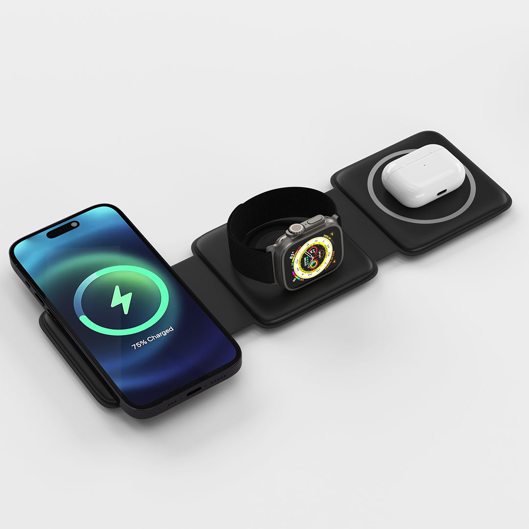 Station de Charge 3 en 1 Pliable