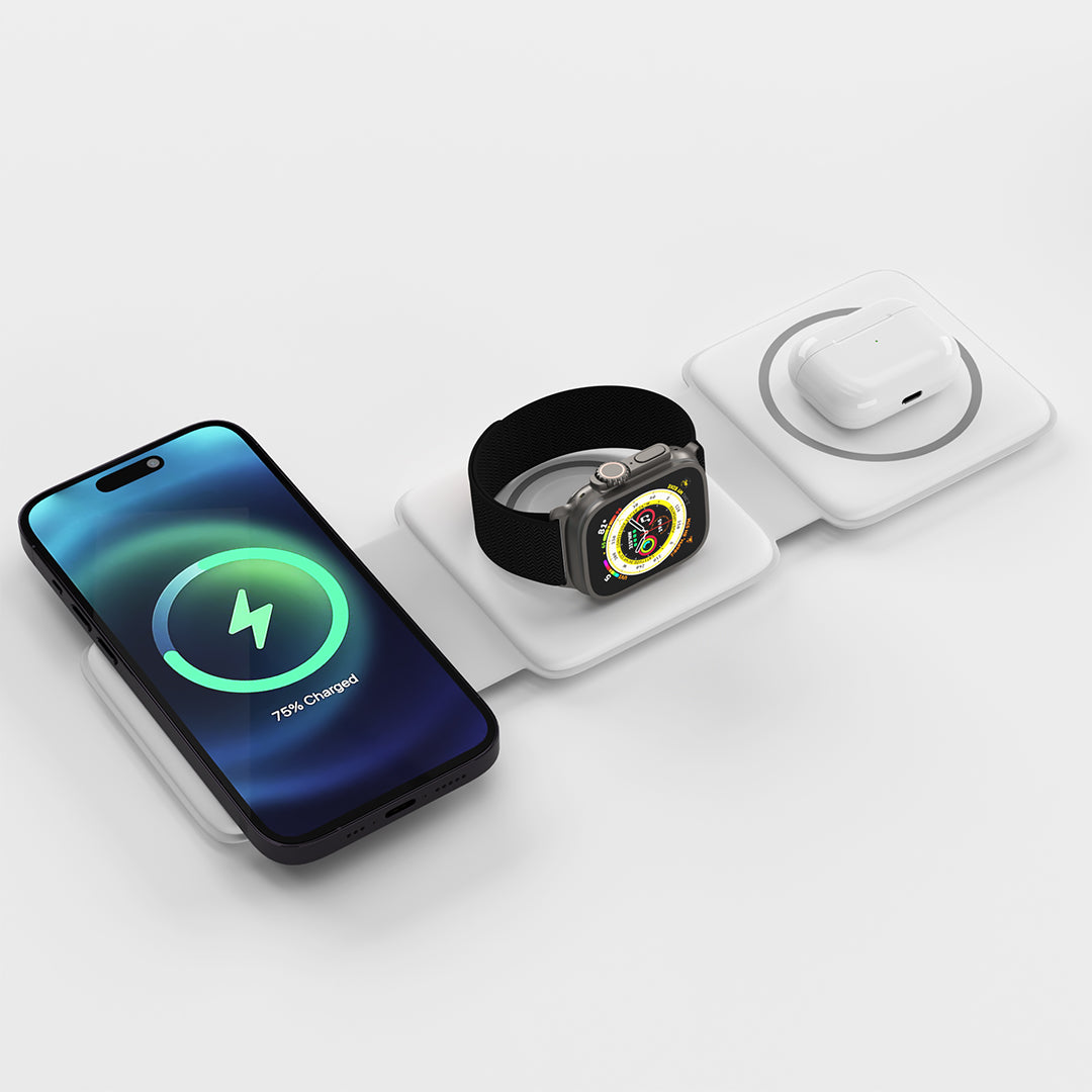 Station de Charge 3 en 1 Pliable