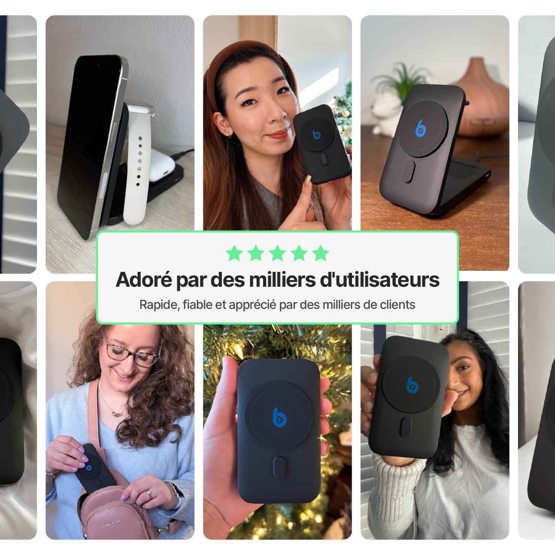Station de Charge Sans Fil MagFlo 3 en 1 Qi2