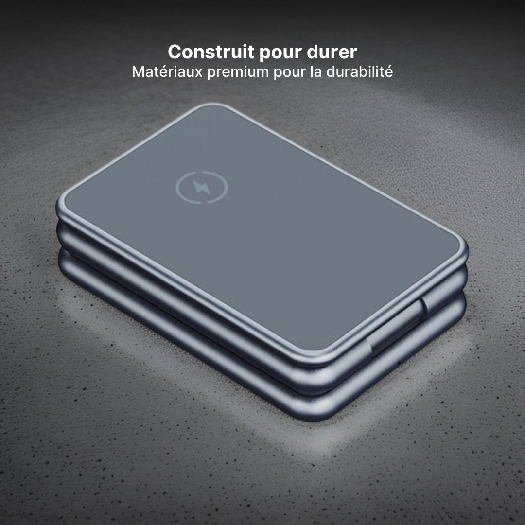 Support de Charge Sans Fil en Aluminium MagFold Pro 3-en-1