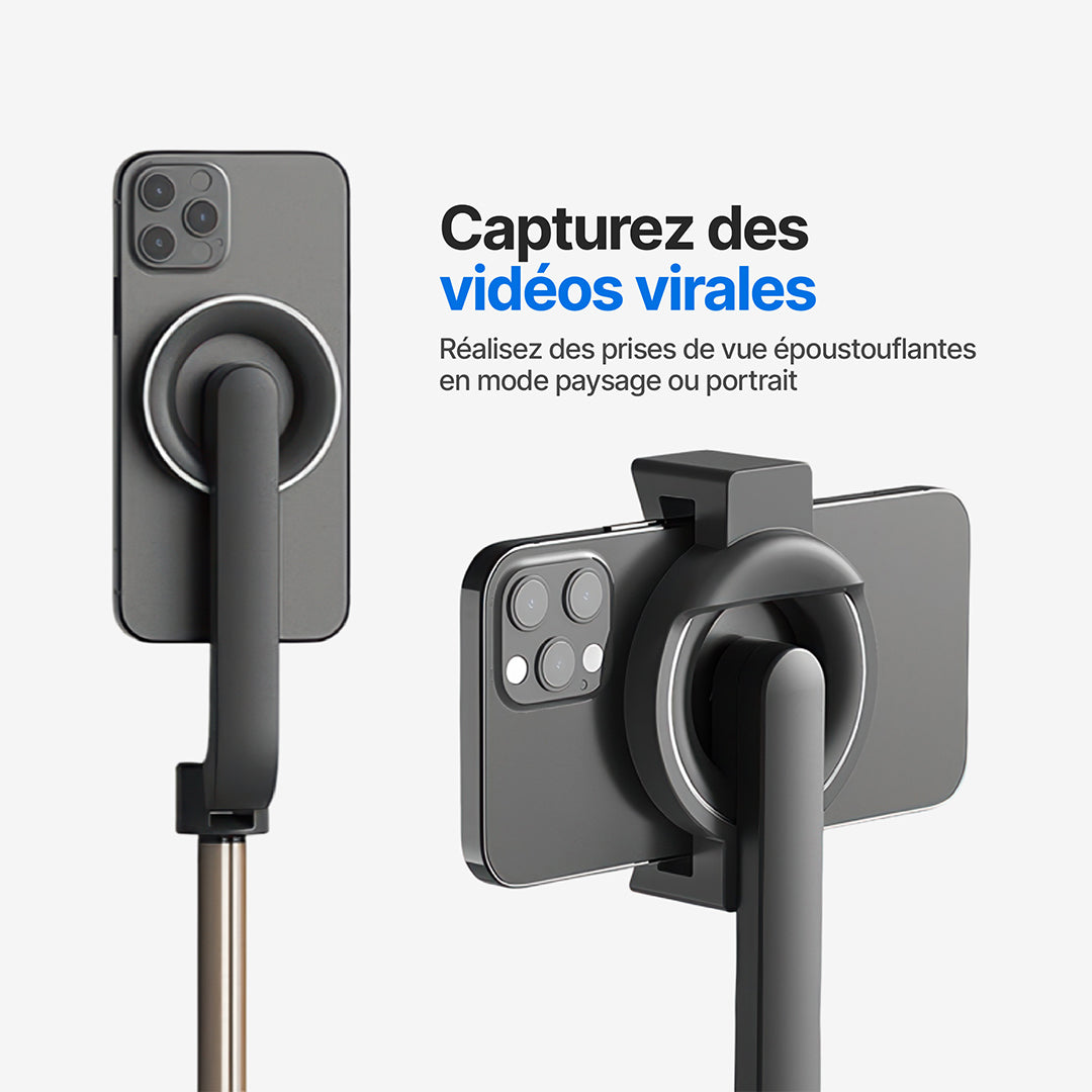 Trépied MagSafe avec Télécommande Sans Fil pour Créateurs