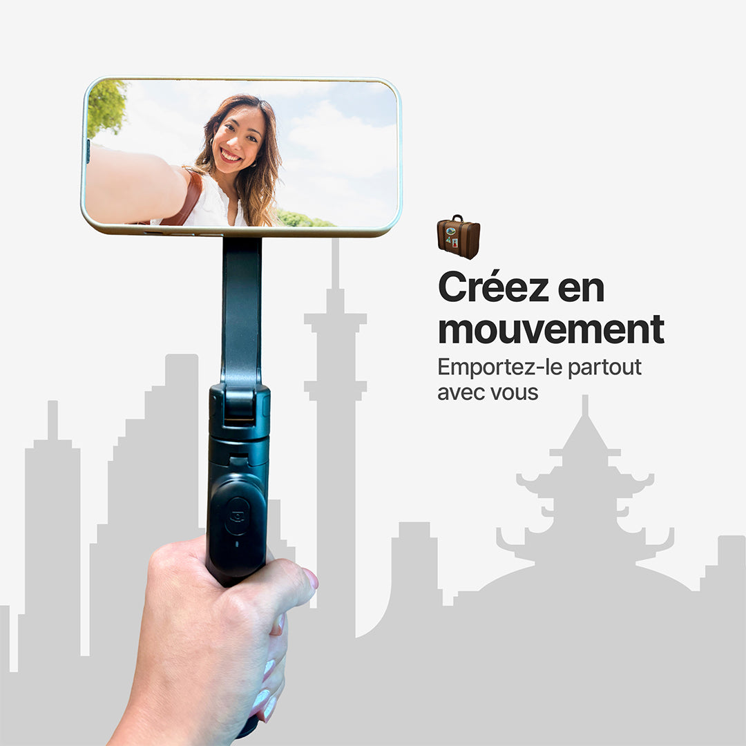 Trépied MagSafe avec Télécommande Sans Fil pour Créateurs