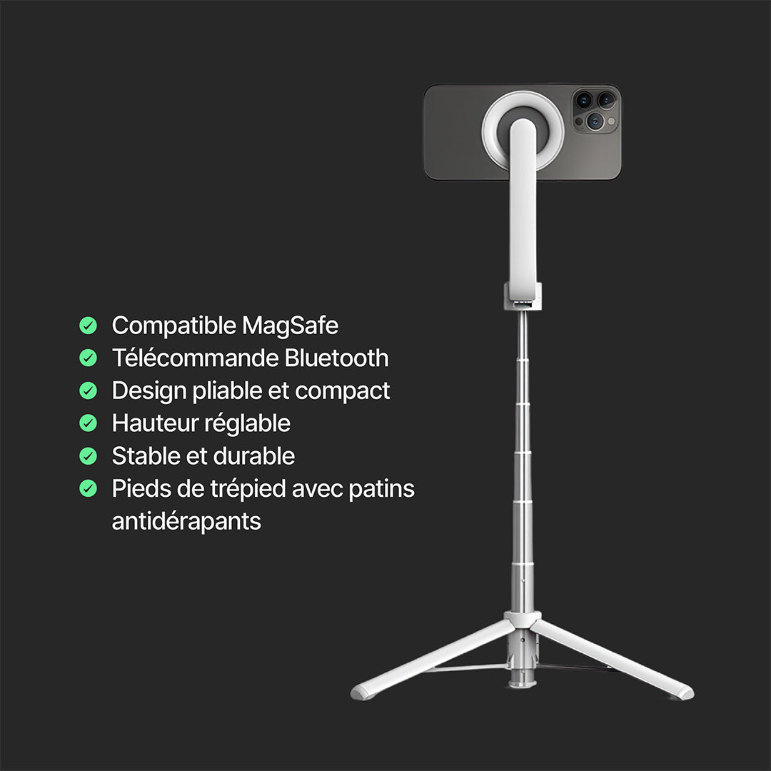 Trépied MagSafe avec Télécommande Sans Fil pour Créateurs