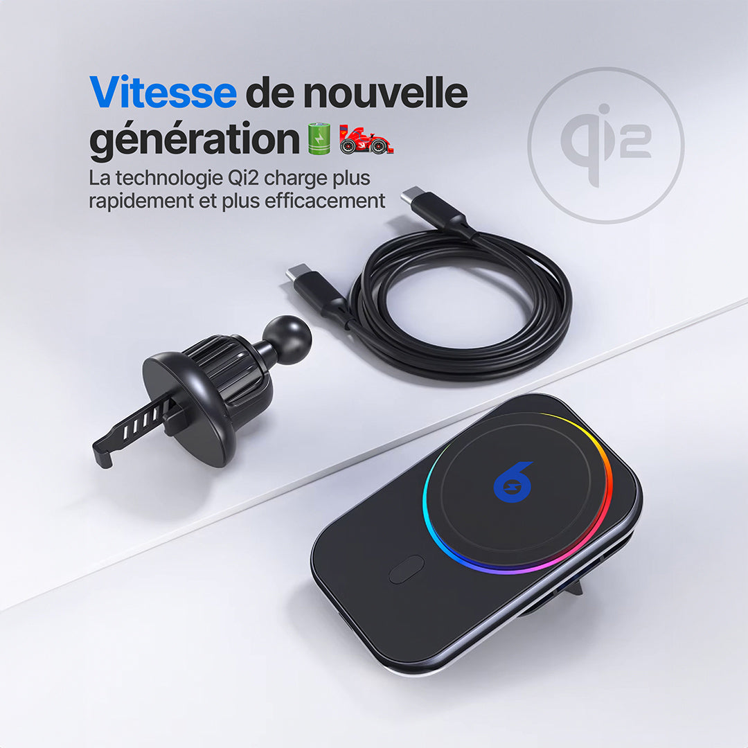Chargeur de Téléphone Sans Fil MagSafe PolarCharge Qi2