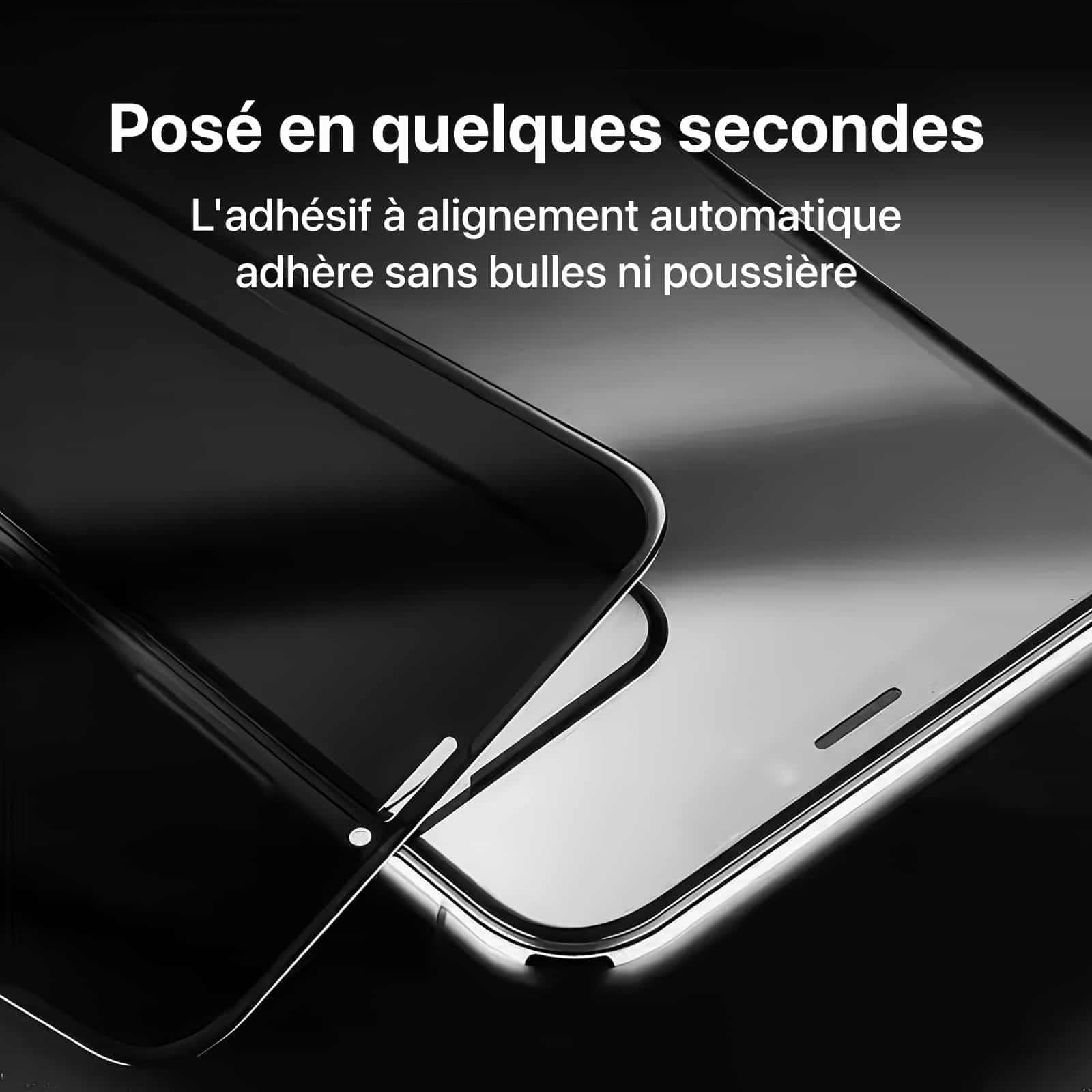 Protection d’écran confidentialité en verre trempé pour iPhone