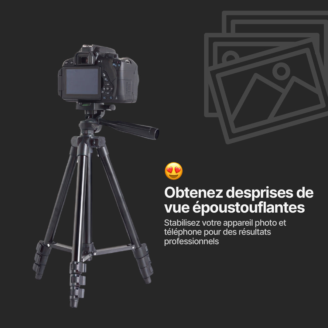 Trépied QuickSnap pour Appareil Photo et Smartphone