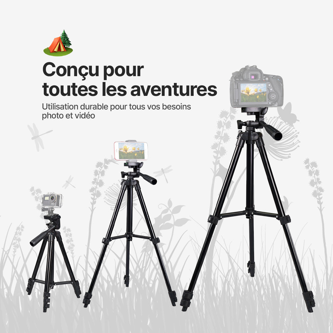 Trépied QuickSnap pour Appareil Photo et Smartphone