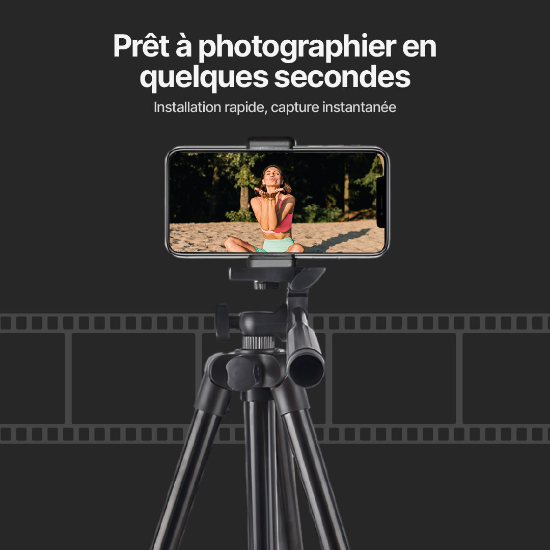 Trépied QuickSnap pour Appareil Photo et Smartphone