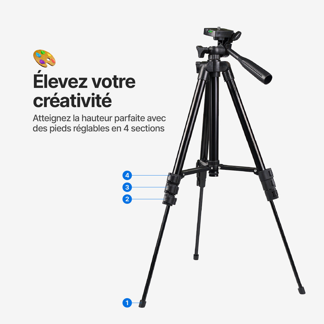 Trépied QuickSnap pour Appareil Photo et Smartphone