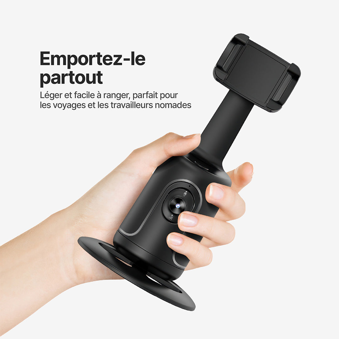 Support de Caméra Smart360 avec Suivi de Mouvement IA