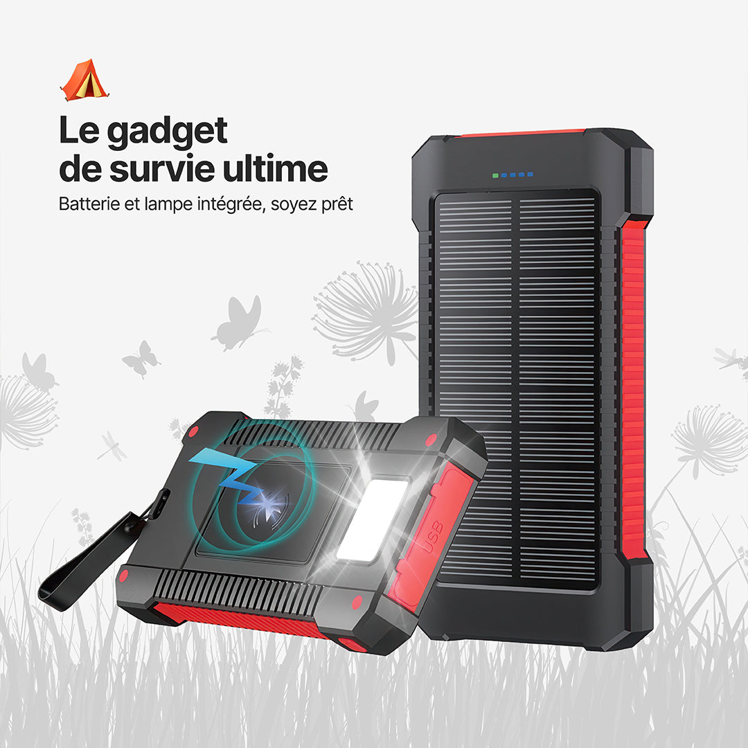 SolaBank Powerbank à recharge sans fil 10000mAh
