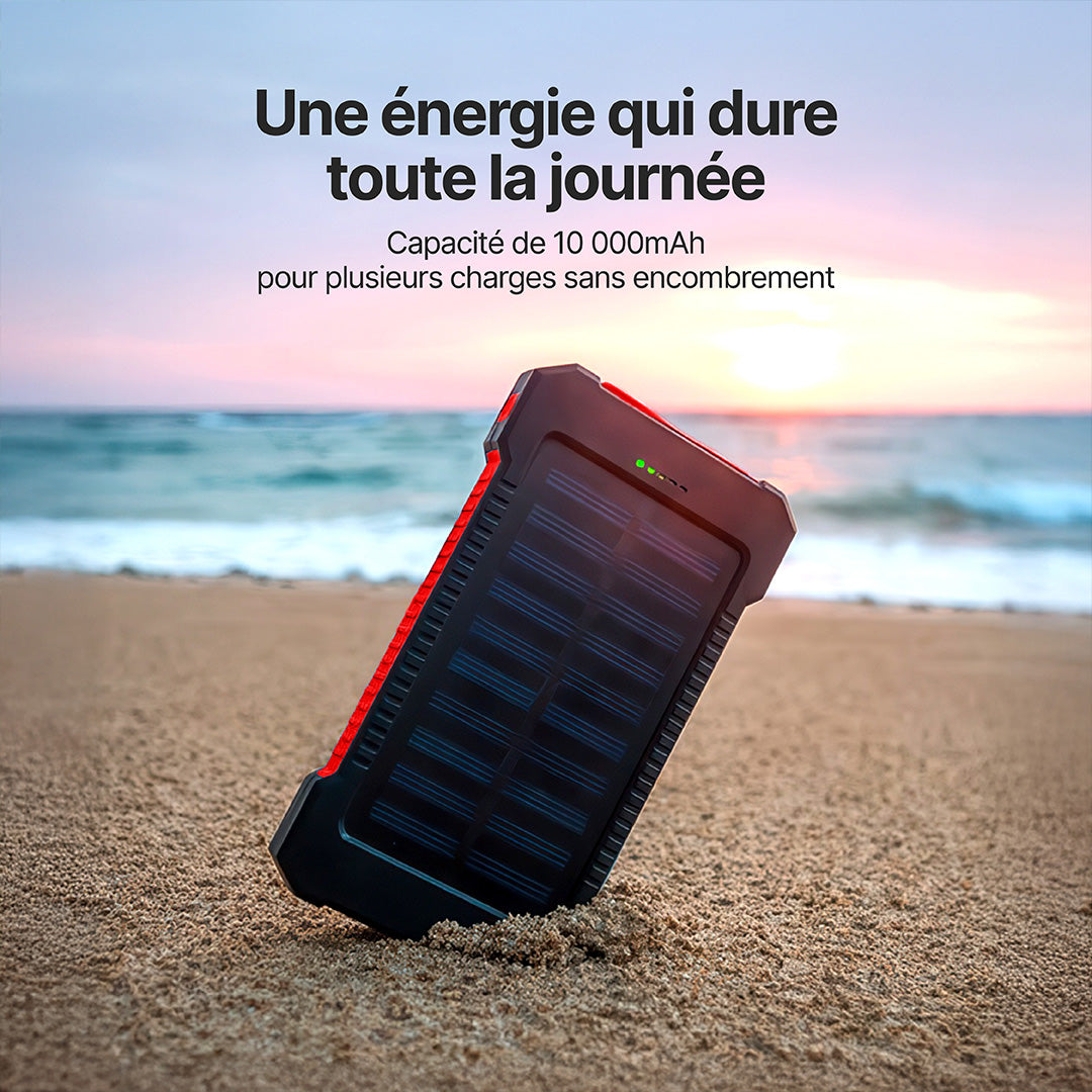 SolaBank Powerbank à recharge sans fil 10000mAh