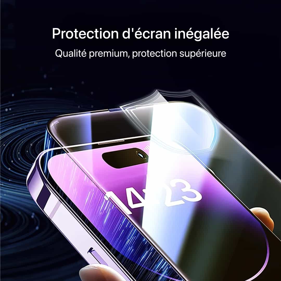 Protection d’écran en verre trempé pour iPhone