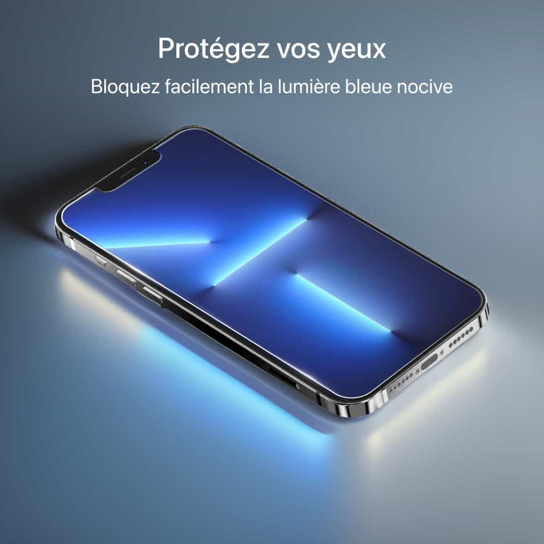 Protection d’écran en verre trempé pour iPhone