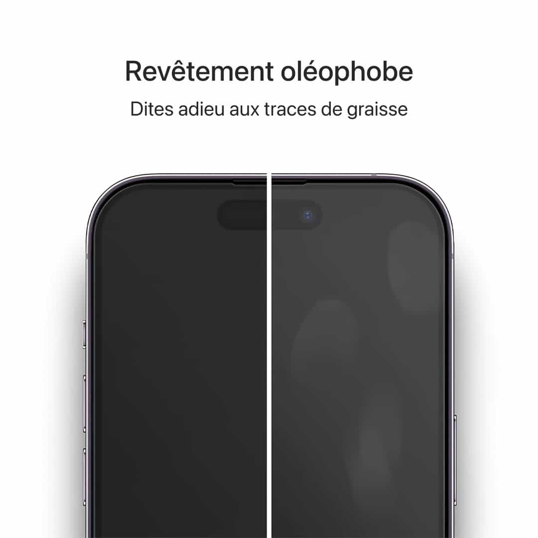 Protection d’écran en verre trempé pour iPhone
