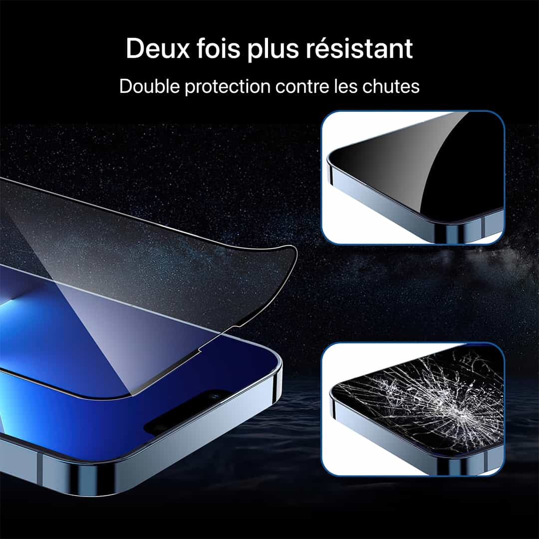 Protection d’écran en verre trempé pour iPhone