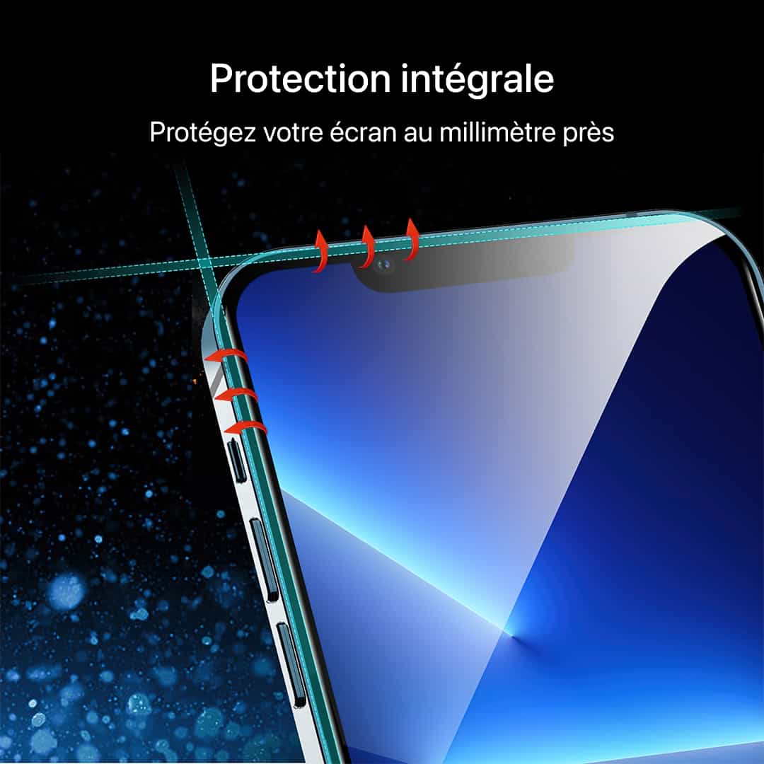 Protection d’écran en verre trempé pour iPhone