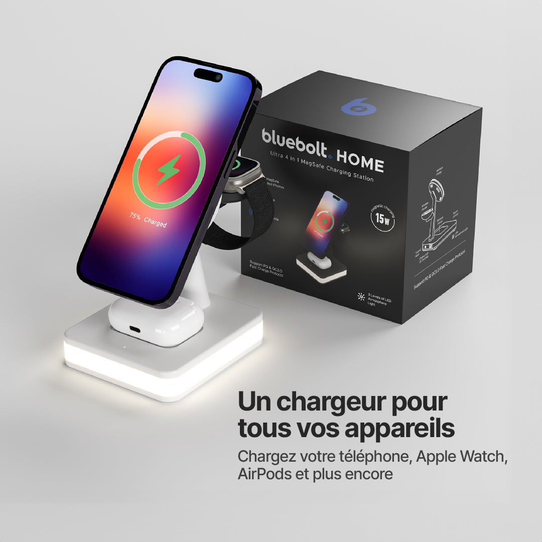 Station de Charge MagSafe Ultra 4 en 1