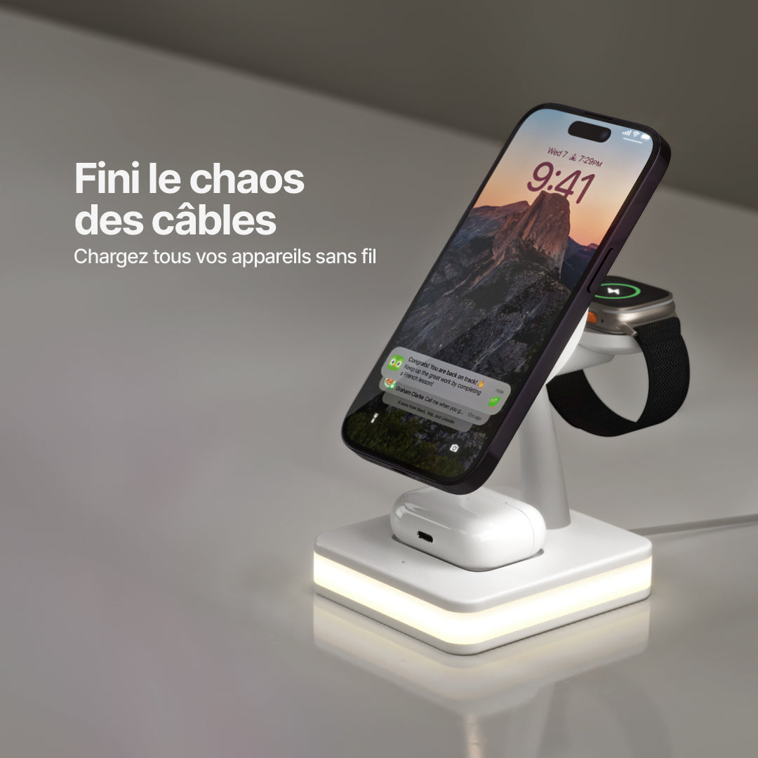 Station de Charge MagSafe Ultra 4 en 1