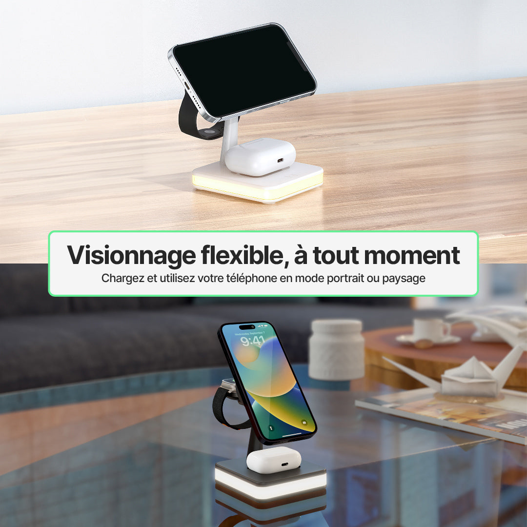 Station de Charge MagSafe Ultra 4 en 1