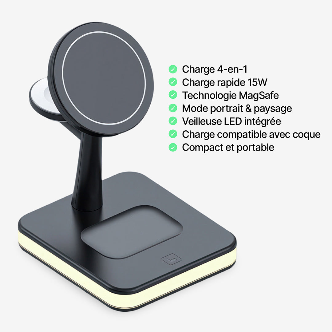 Station de Charge MagSafe Ultra 4 en 1