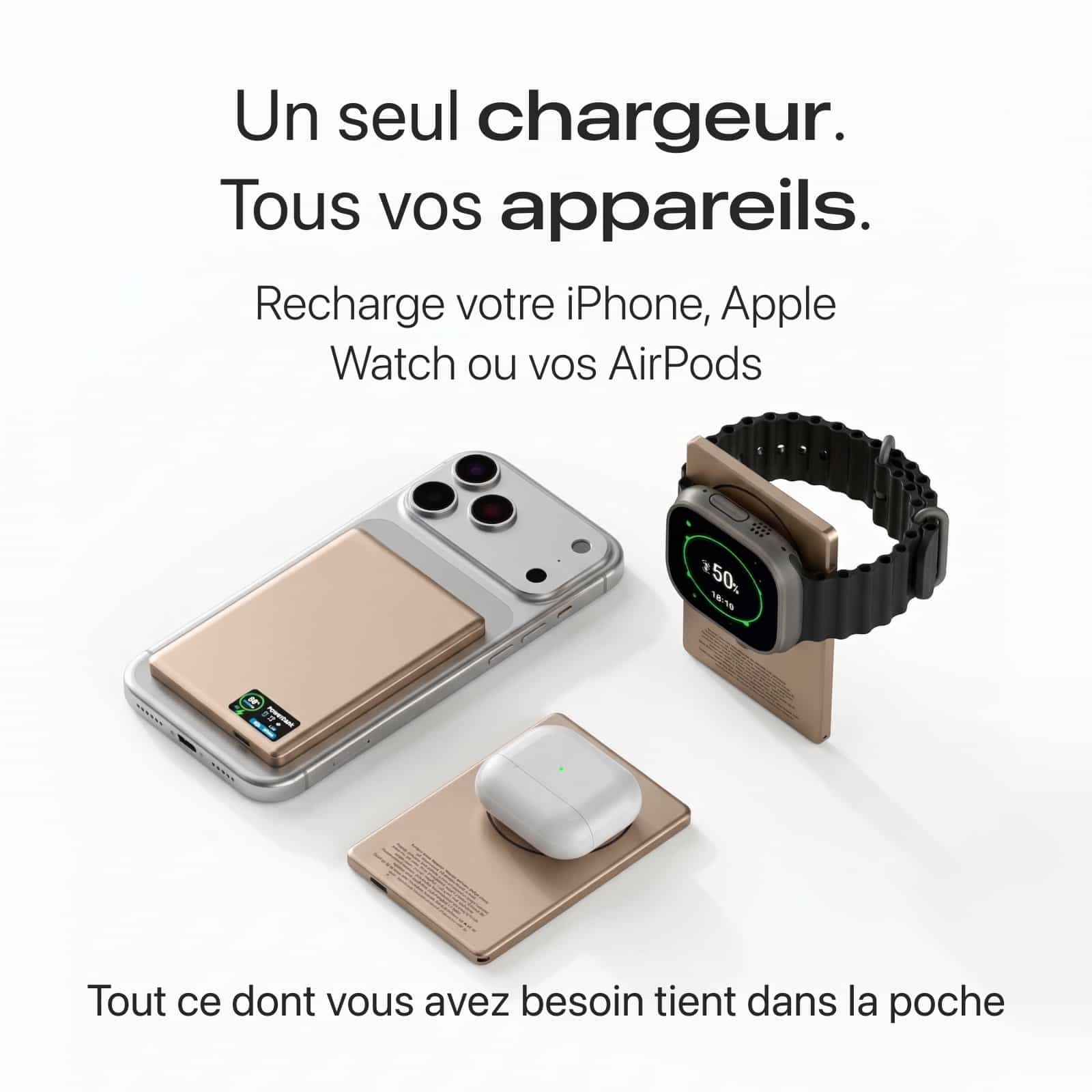 Batterie Externe Q2 Ultra-Fine 22,5 W avec Écran