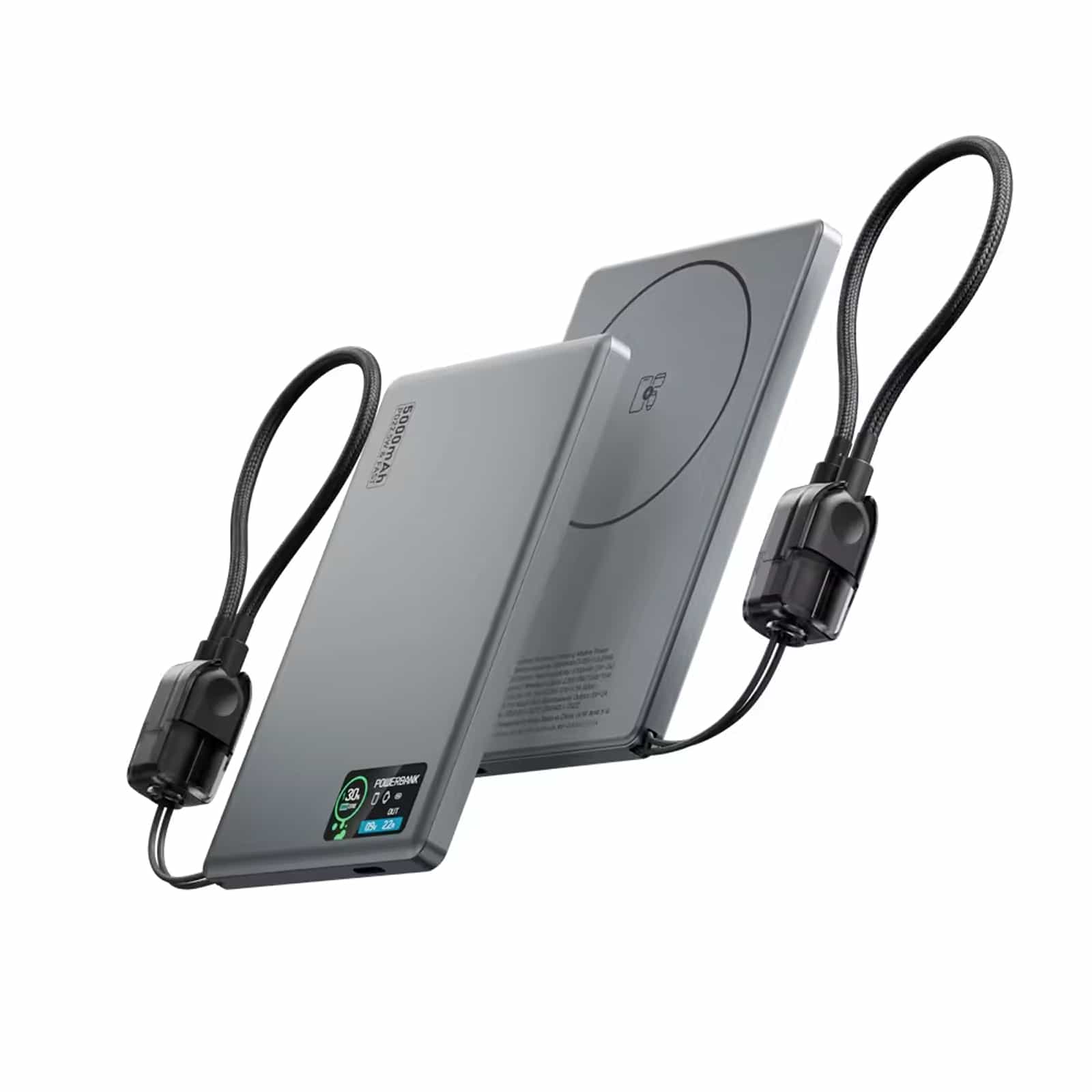 Batterie Externe Q2 Ultra-Fine 22,5 W avec Écran