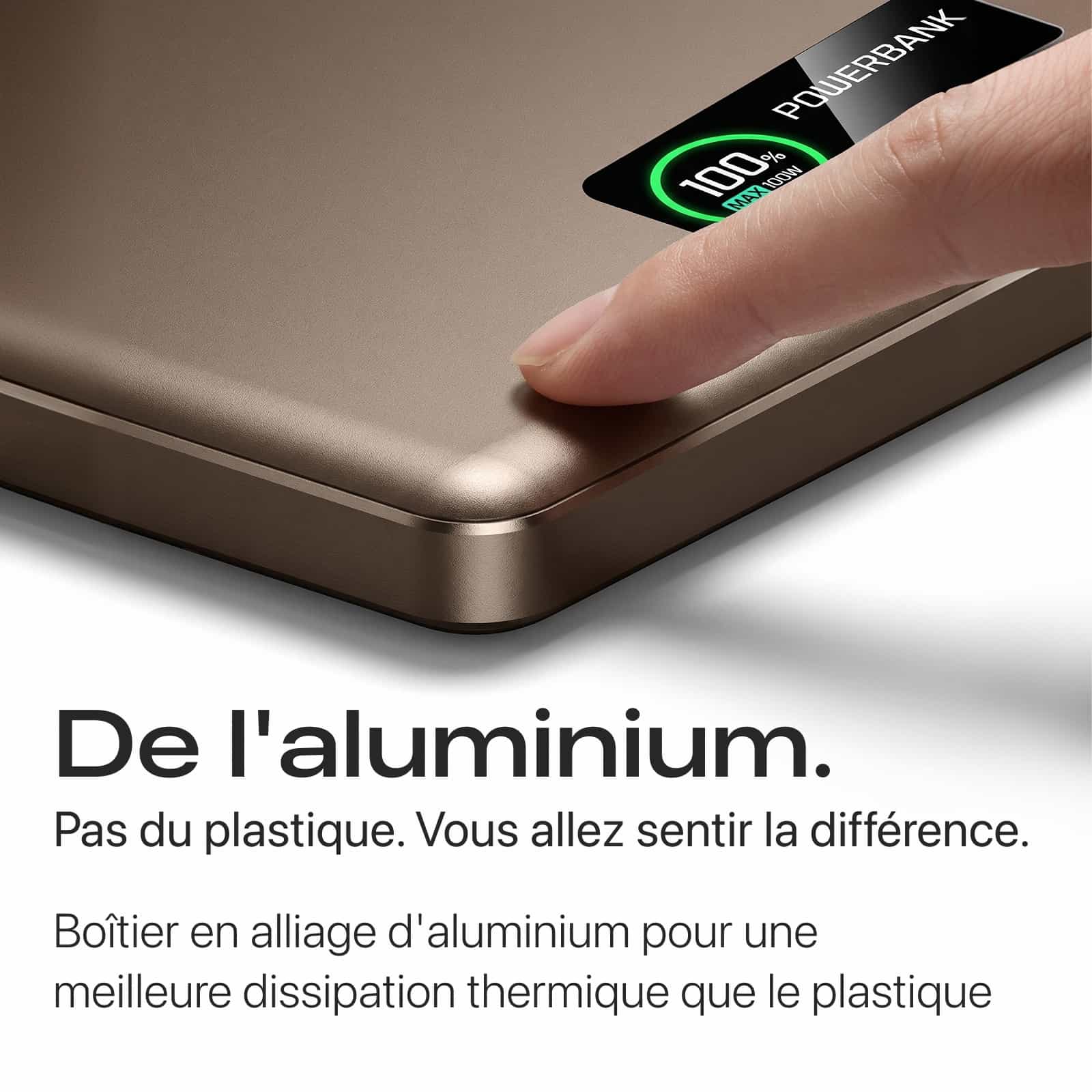 Batterie Externe Q2 Ultra-Fine 22,5 W avec Écran