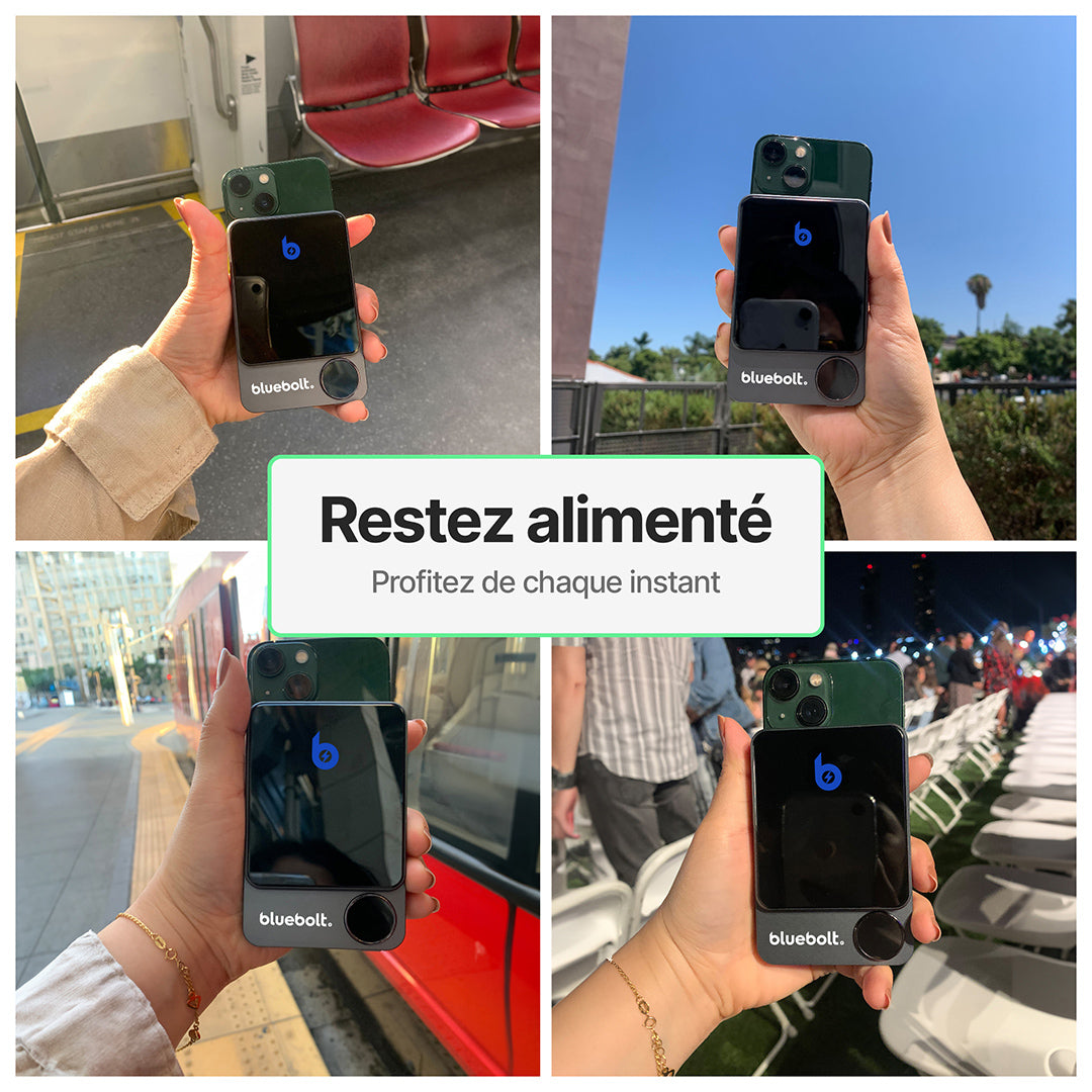 Batterie Externe Ultra Fine 20W Avec Charge Sans Fil Magnétique